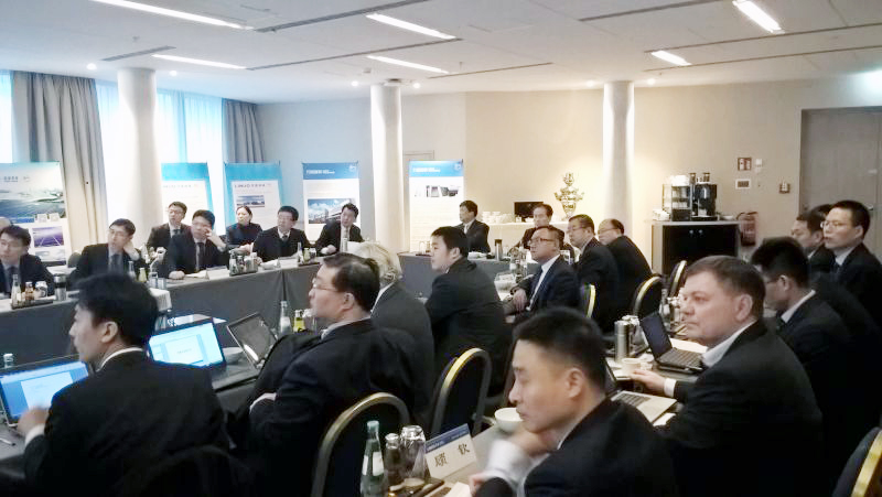 九游(中国)集团2017年第一次国际贸易工作会议在德国法兰克福召开