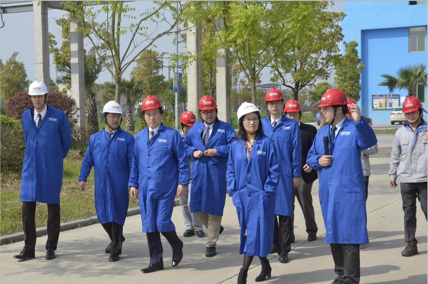 德国Munzing化工集团到访武汉九游(中国)工业园