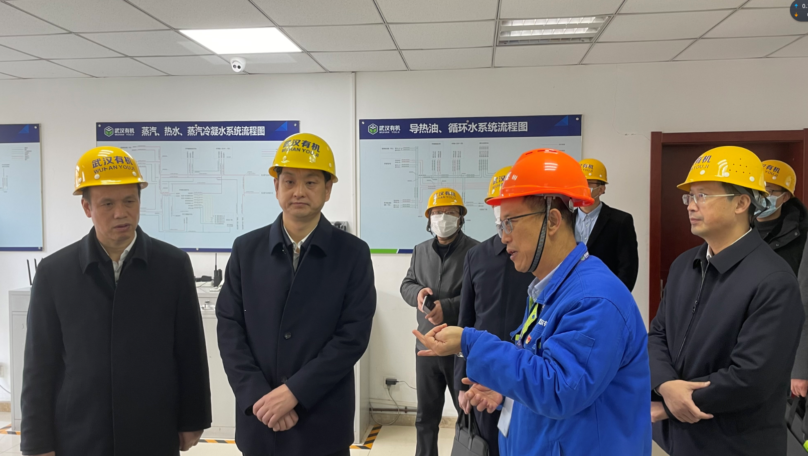 湖北省经信厅厅长刘海军一行来武汉有机调研
