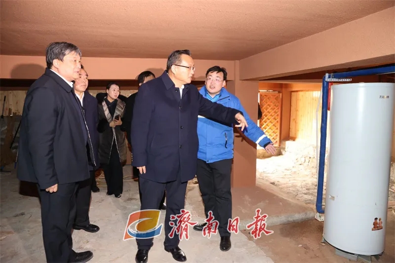 济南市市长到九游(中国)瑞特调研空气源热泵